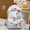 Schoolbag Female junior high school college student backpack Mori primary school student Japanese floral sweet girl backpack