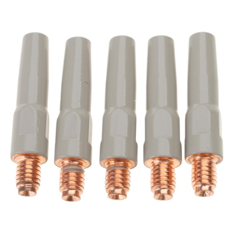 5pcs 40mm Conductive Nozzles With Special Coating For Improved Wear Resistance In Safe Welding Better Heat Dissipation