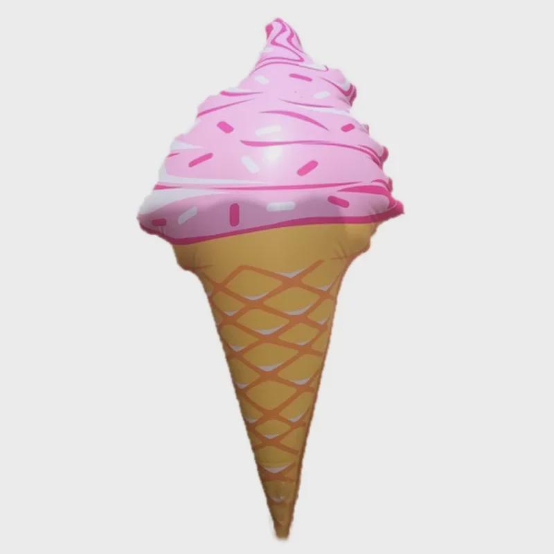 Aufblasbarer Eiscreme-Schwimmring - Lustiges Poolspielzeug und Fotorequisite