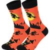 Original Halloween Warm Deodorant Mid-Calf Socks for Men and Women, Plus Size, Sweat-Absorbing.