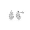Sterling Silver Stud Earrings | Platinum Plated | Daily Wear |Gift for Women and Girls