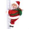 Electric Santa Claus Climbing Ladder, Funny Music Decorative Climbs Up and