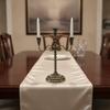 Candlestick Holder with Beaded Column Fluted Holders Stable