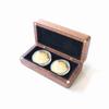 Stylish Elegant Wood Pins and Medals Storage Case Accessory Portable for Desk Or Office Display Home Organization