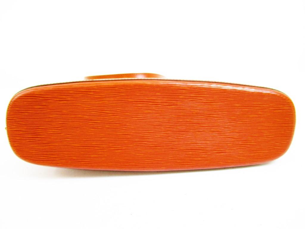 Authentic LOUIS VUITTON Epi Leather Brown Tote&Shoppers Bag Purse Lussac #6747 Refurbished