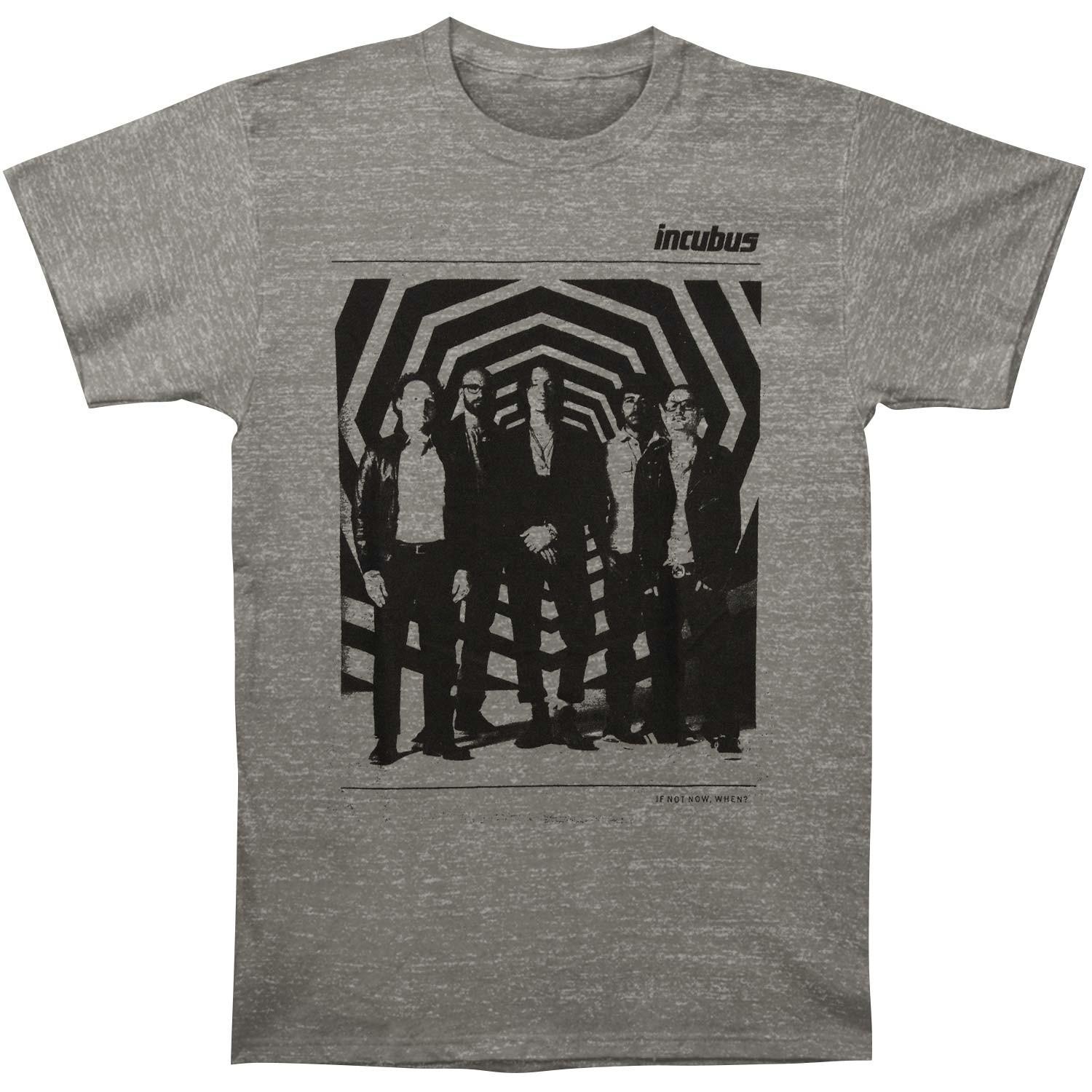 Men s Incubus Zone Tour Slim Fit T-shirt Small Ash 4XL