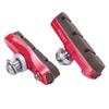CANSUCC 2pcs Bike Brake Pads Professional Mountain and Road Bicycle V Brake PadsRed