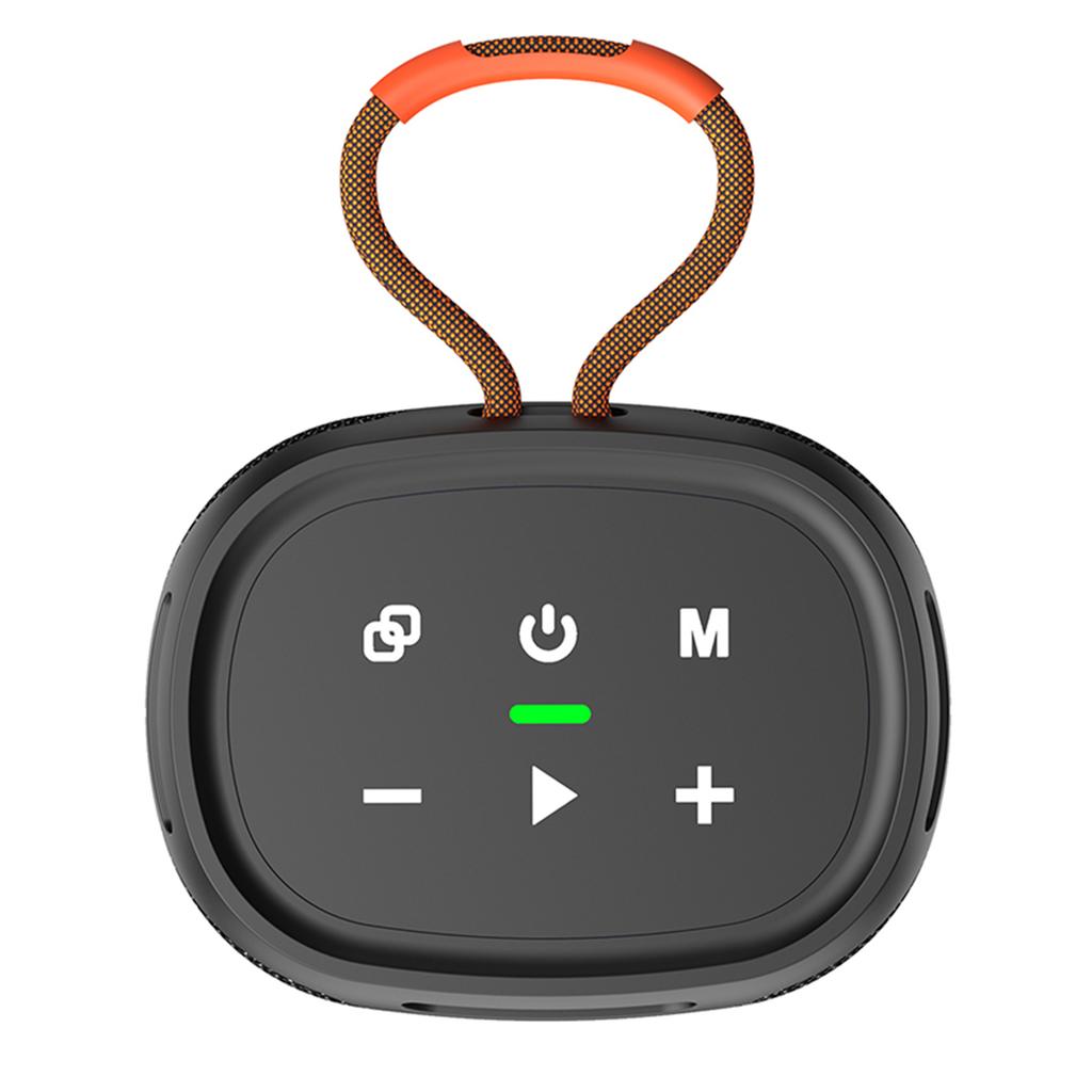 25W Bærbar BT-høyttaler med RGB-lys, Utendørs vanntett lydboks, 76mm kraftig bass, AUX U-disk TF-kort musikk