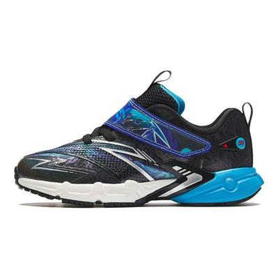 Kids Flying Knight Fabric Comfortable Non-Slip Wear-Resistant Low-Top Running Shoes Kids Sneaker Black Deep-Sea-Blue Silver 312439968-2