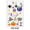 Waterproof Halloween Cartoon Tattoo Stickers for Kids - Pumpkin Magician Theme