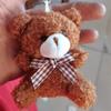 20cm Cute Fluffy Big White Goose Pendant Plush Stuffed Animal Key Chain Bag Car Accessory Gift For Friend Christmas Pendant