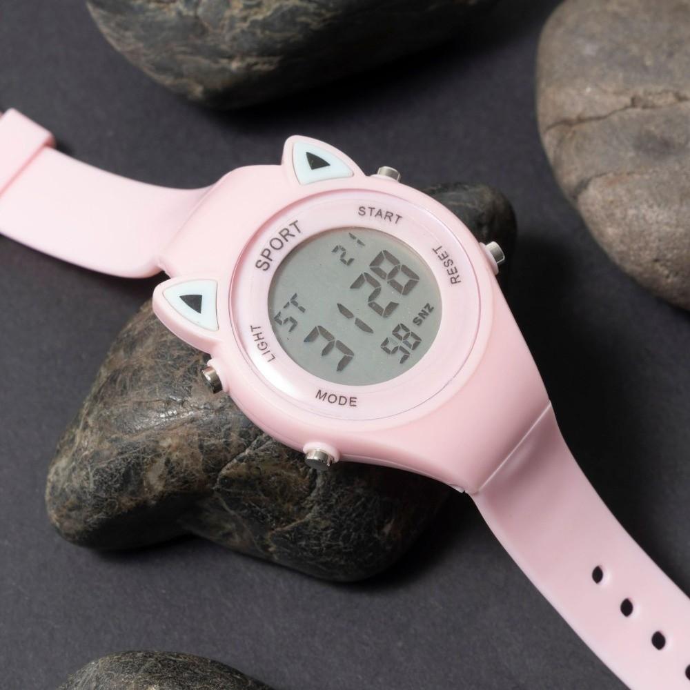 Comfortable Kids Watch with Bracelet Sports Electronic Watch Cute Children's Watch  for Students