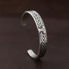 Vintage Stainless Steel Thor's Hammer Bracelet Fashion Handmade Nordic Rune Bangles for Men Women Amulet Jewelry Gifts Wholesale