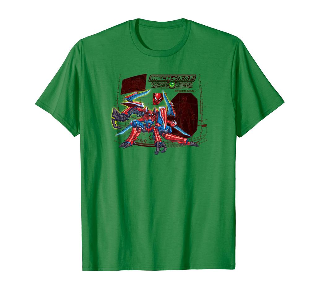 Marvel: Mech Strike Spider-Man Monster Hunter Body Scan T-Shirt
