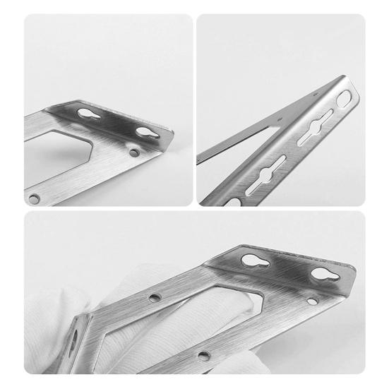 Rechtwinkliger Halterungsstützrahmen mit porösem Design Dekorative Eckwinkel Kratzfeste Oberflächenbehandlung Winkel