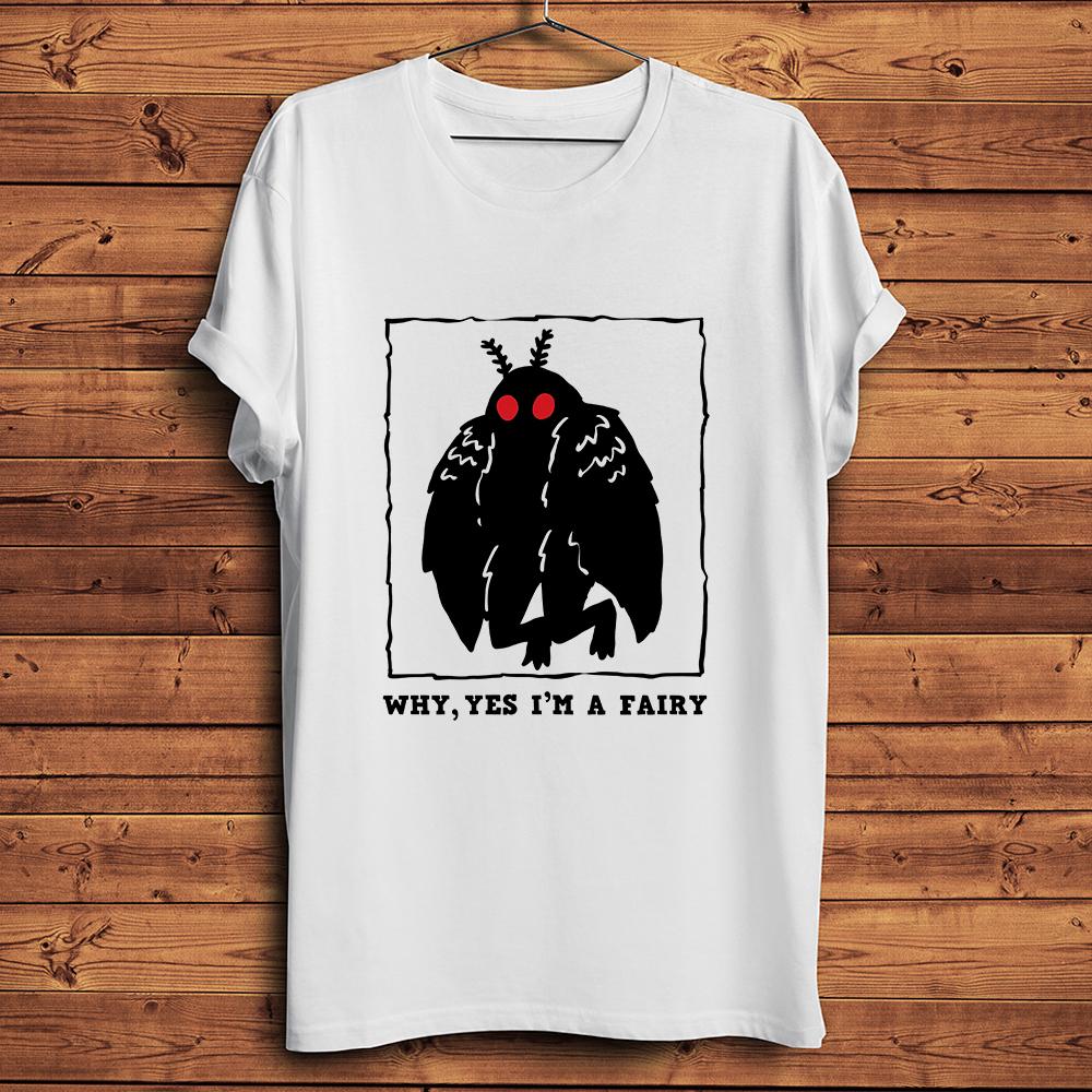 Peeking MothUnisex Fairy Moth Funny Horror TshirtShort Sleeve Oneck Unisex Casual TShirtNocracking Breathable Printing S