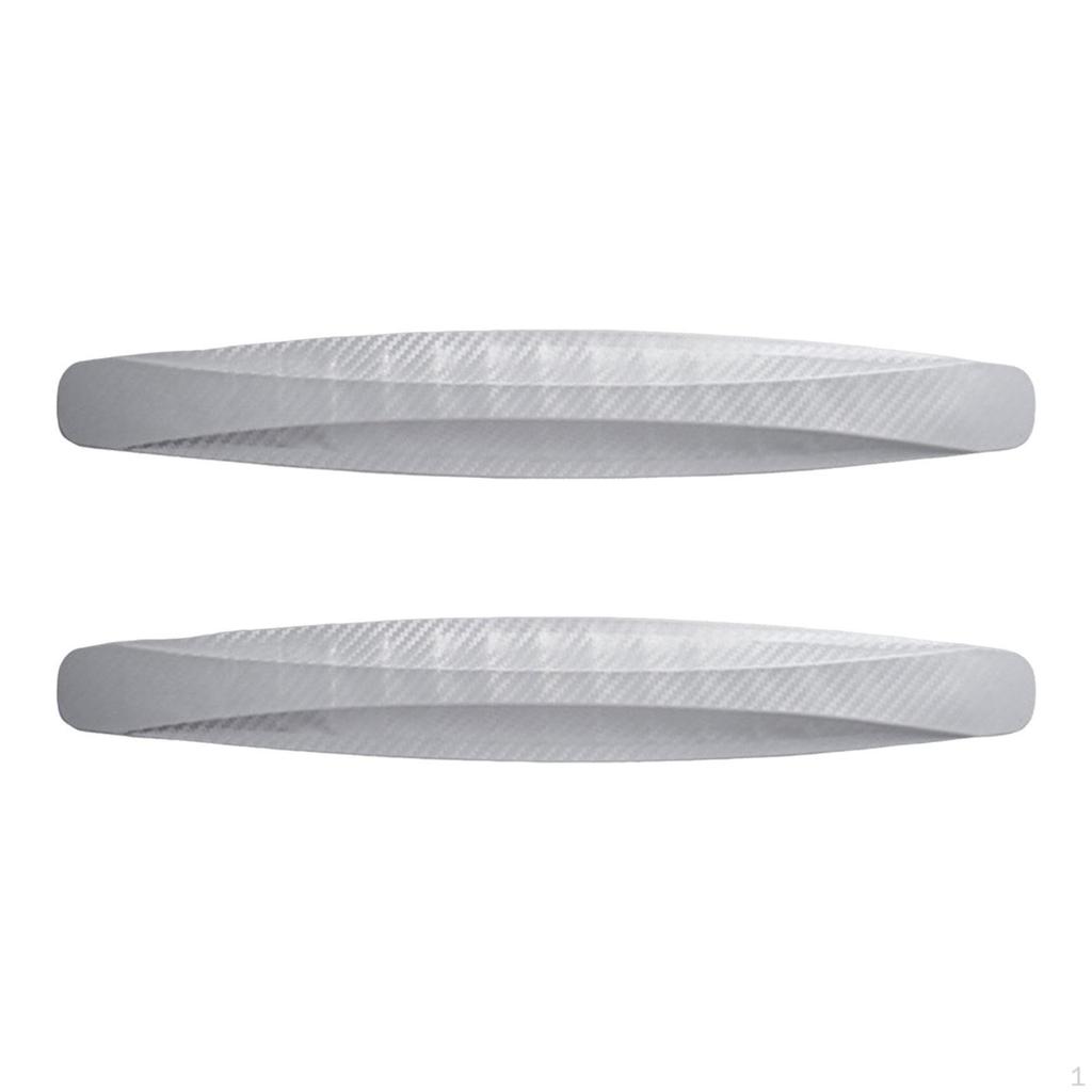 2 Pieces Universal Car Protectors Front Back Spare Parts PVC Anti Scratch Strips Stickers for SUV