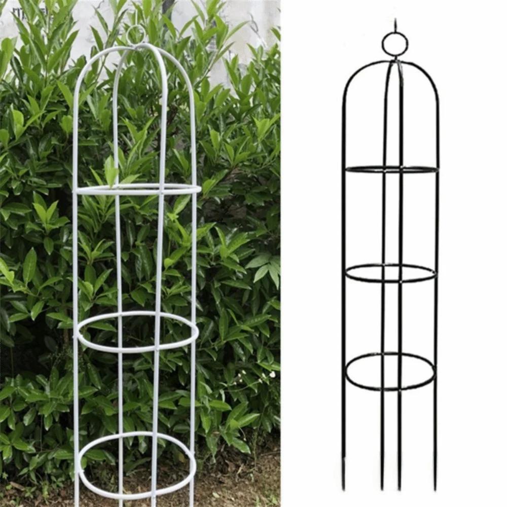 Adjustable Height Garden Trellis Stable Construction DIY Plant Support Frame Accessories Round Flowers Stand Indoor Outdoor Yard