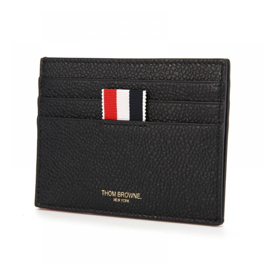 Tom Brown Maw165b 05581 001 Pebble Grain Three Line Tab Card Holder