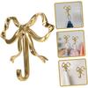 Bow Hook Wall Hanging Coat Hook Wall Peg Hook Sticky Wall Hooks Kitchen Hook Bowknot Wall Hook Vintage Wall Hooks Hat Hooks Bow Hanger Bowknot-Design