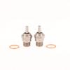 1/2Pcs Spark Glow Plug No.8 N3 N4 70117 Compatible With Rc Nitro Engines Car Truck Buggy