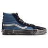 Vans OG Sk8-Hi LX Stressed - Μπλε Unisex Αθλητικά Παπούτσια Μπλε Stressed-Navy Stv-Navy VN0A4BVBNGJ