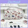 Cartoon Crayon Shinchan Large Capacity Foldable Pen Bag With Storage For Students