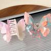 Sophisticated Double Layer Butterfly Hair Clip Claw for Women Modern Hair Styling Tool Complements Various Hairstyles