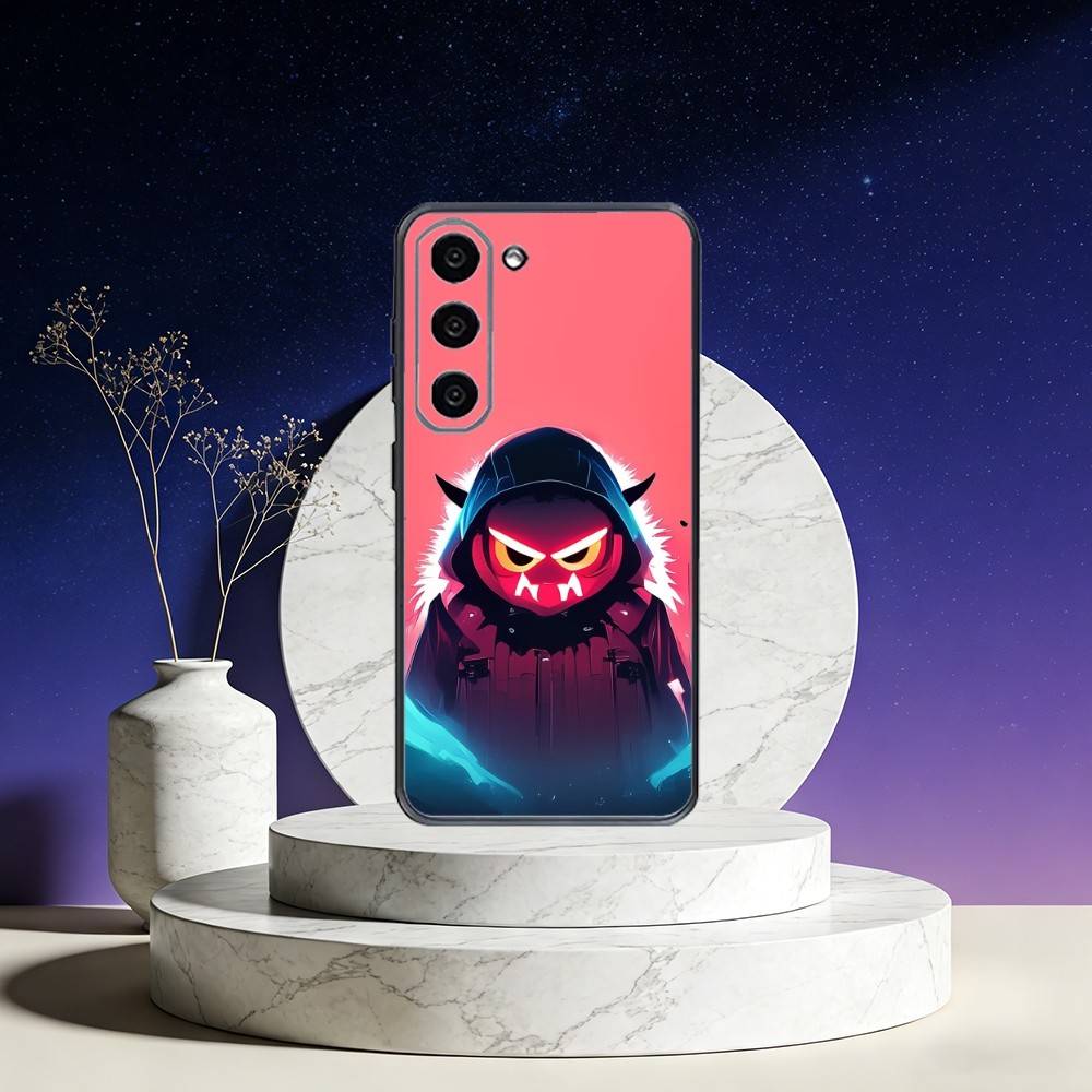 Cool Masked Guy Phone Case For Samsung Galaxy A73,A72,A71,A70,A53,A52,A51,Others Soft Black Cover