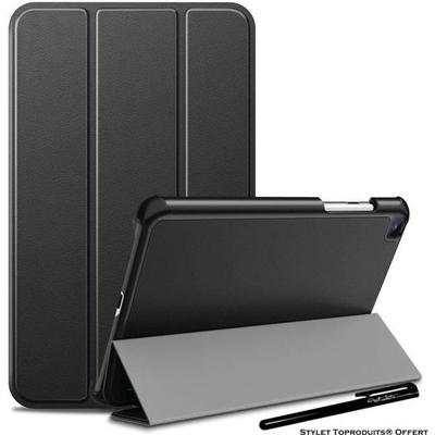 Coque Smart - Toproduits® - Galaxy Tab A 8.0 2019 - Ultra fine - Housse aimantée - Stylet inclus