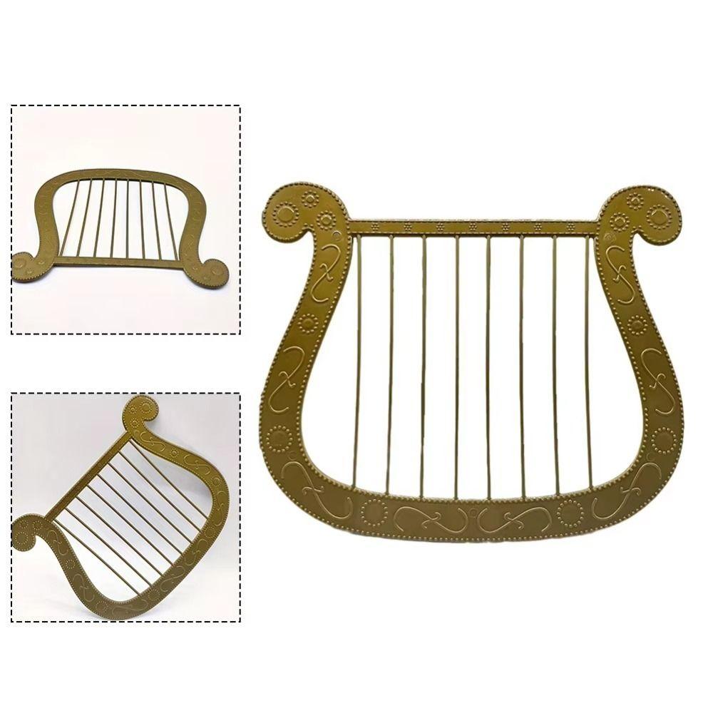Angel Theme Simulation Harp Plastic Harp Model 2025 Simulated Instrument  Halloween