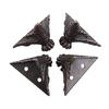 4pcs Antique Brass Jewelry Box Wood Case Decor Furniture Feet Leg Corner Protectors
