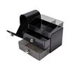 3 Tier Make Up Organizers for Vanity Countertop Skincare Organizer with Dust Cover 2 Transparent Drawers 27 Brush