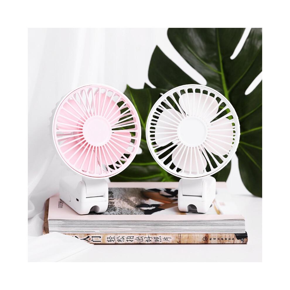 Portable Mini Handheld Fan USB Rechargeable Handheld Clip Fan Personal USB Fan Safe and Low Noise for Travel Outdoor