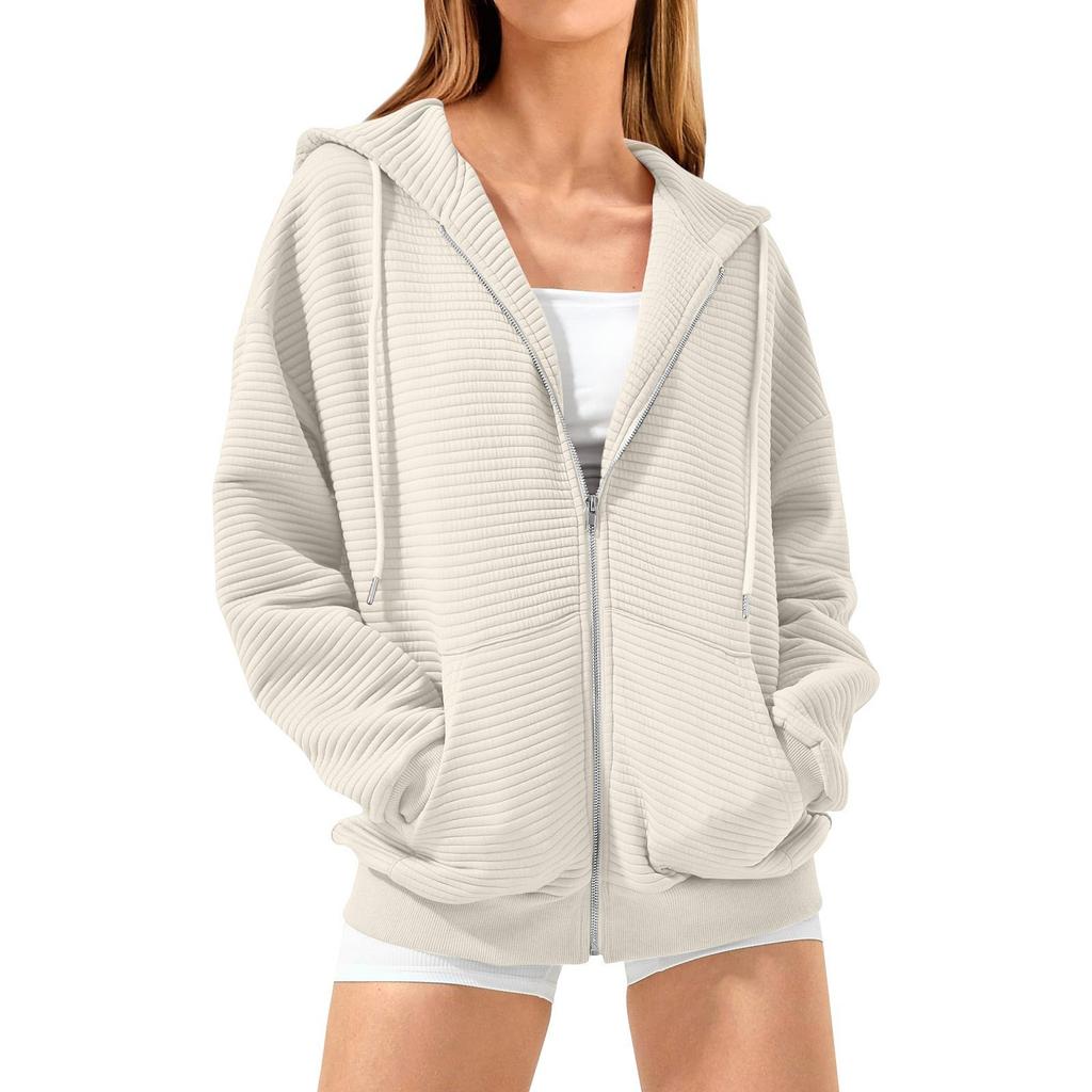 Zip Up Hoodie Women Long Sleeve Sweatshirts Fall Outfits Oversized Hoodies Casual Fashion Jackets