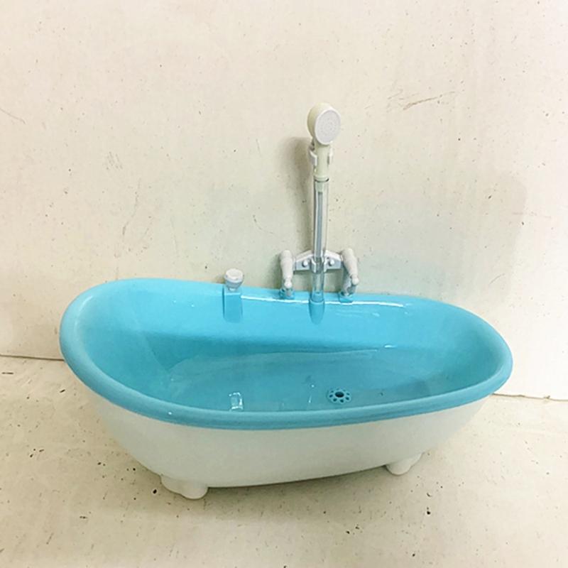 Bird Automatic Bathtub with Water Injections Hole Washing Cleaning Plastic Parrot Bath Parakeets Caged Bird Supplies