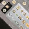 50Pcs High-Standard Vintage Premium-Quality Travel Premium-Quality Clock First-Class Map Superior-Grade Stickers Collection Kit Premium-Quality