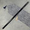 Ancient Style Tang Dynasty Horizontal Sword Wooden Sword Tassel Bamboo Sword with Sheath Flower Practice Sword Stage Performance Costume Prop Toy
