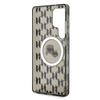 Karl Lagerfeld Button Case Karl & Choupette Heads On Kl Pattern Magsafe For Samsung Galaxy S25 Ultra Black