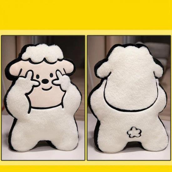 Cartoon Biye Pillow Cute Plush Sofa Cushion Pillow For Girls Soft And Cute Seat Cushion