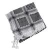 Religious Arab Adult Keffiyeh Headscarf Turban Jacquard Pattern Scarf Outdoor Headscarf for Male Daily Hair Accessory