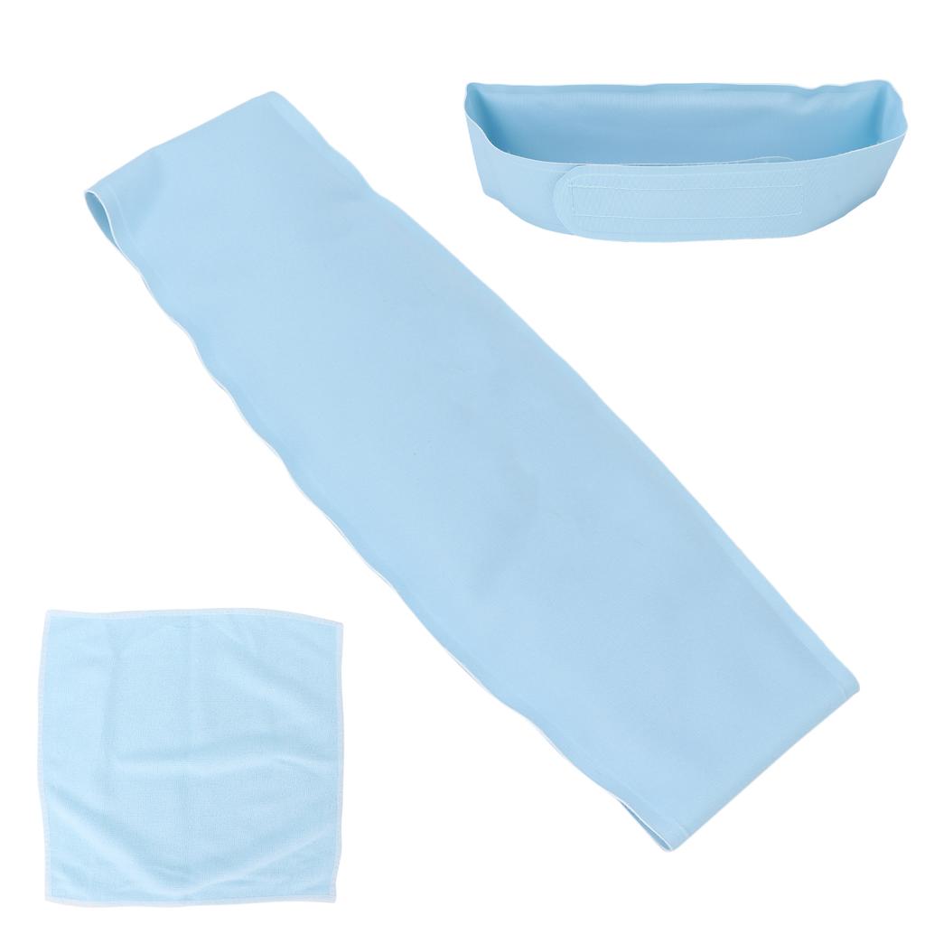 Reusable Neck Ice Pack Cold Compress Shoulder Therapy Wrap Ice Gel Pack for Pain ReliefLight Blue