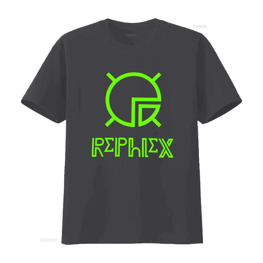 Neon Green Rephlex Records T Shirt Warp Aphex Twin 808 State Drexciya Techno Fashion Vintage Washed Fashion Casual Homme