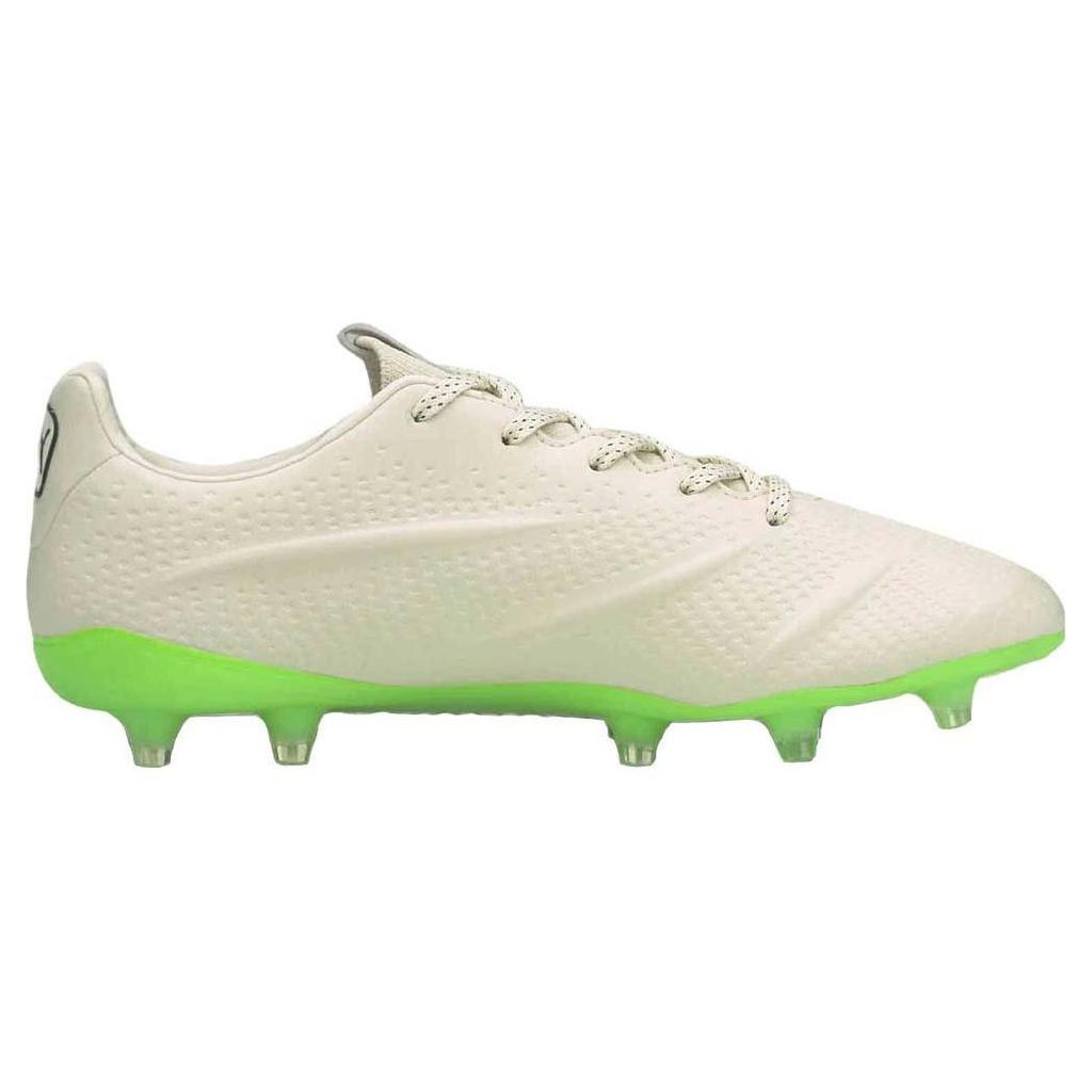 PUMA King Platinum 21 Vegan FG AG 'Ivory Glow Green Glare' Men's 106675-01