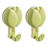 QX2E 2pcs Nonslip Vacuum Hook Waterproof Sturdy for Shower Kitchen Offices Organization