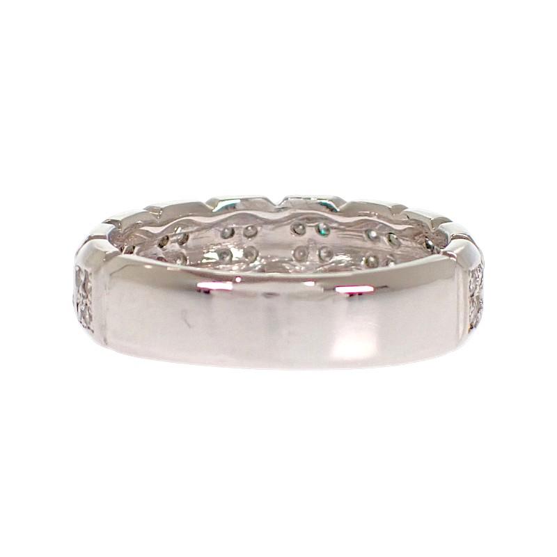 Sans marque  #14(Taille JP) bague or blanc K18 homme