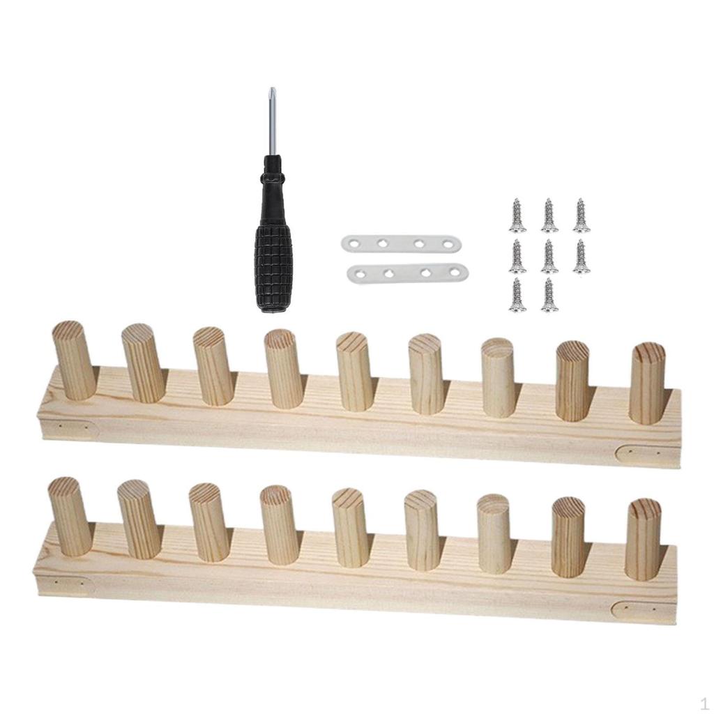 Wooden Knitting Loom Beginner Friendly Adjustable Easy to Use DIY Blanket Maker