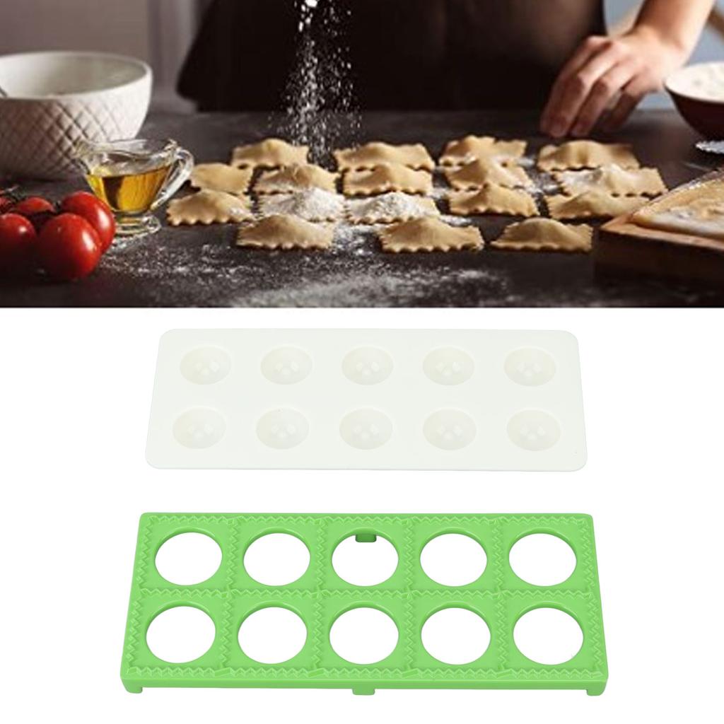 Ravioli Maker Press 10 Holes Iron ABS     Ravioli Maker for Home Dumpling Making