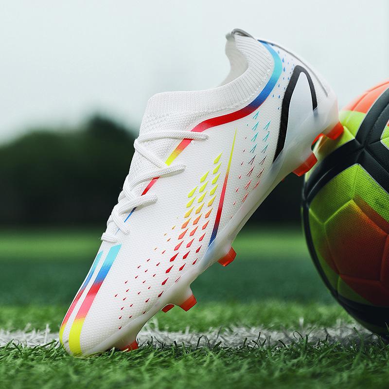 Ronaldo X10 Fly-Knit AG Soccer Shoes for Men and Women - Low-Top Turf Training Cleats