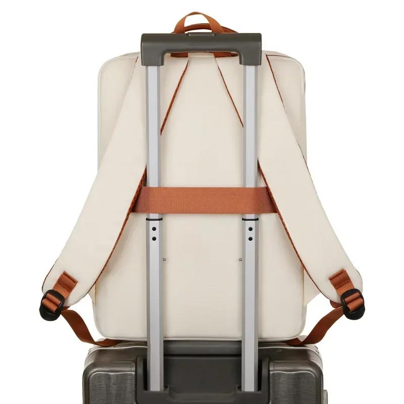 Laptop Business Backpack Classic Fashion 15.6-Inch Men Backpack Women Large Capacity Travel Laptop Backpacks Student School Bag